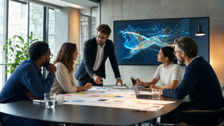 How Ai-Assisted Research Improves Seo Due Diligence for Web Projects Web project team using AI-assisted research for SEO due diligence